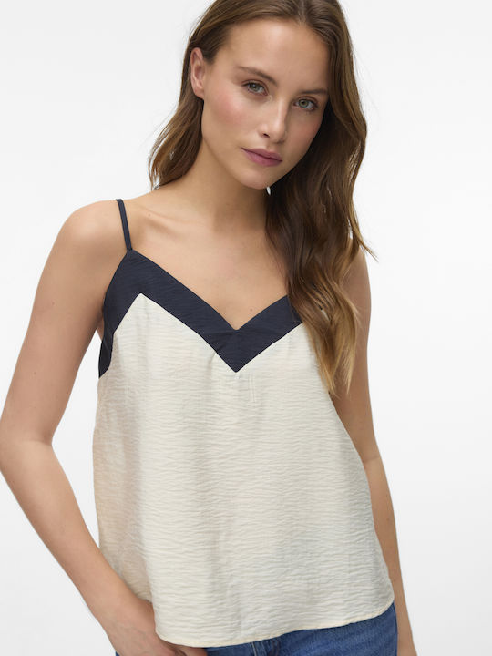 Vero Moda Denise Damen Bluse Ecru