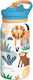Quokka Stainless Steel Kids Water Bottle Thermos with Straw Non Spill 445ml