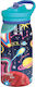 Quokka Kids Water Bottle Thermos Stainless Steel with Straw Non Spill 445ml