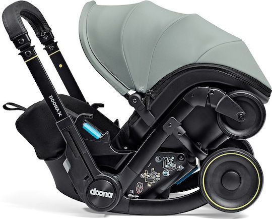 Doona X Car Seat & Stroller Καρότσι 2 σε 1 Kατάλληλο για Nεογέννητο Dusty Sage 8.3kg