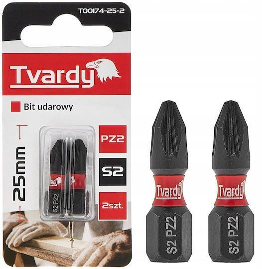 Tvardy Σετ 2 Μύτες Κατσαβιδιού Αστέρι