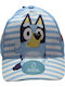 Bluey Kinderhut Jockey Stoff Hellblau