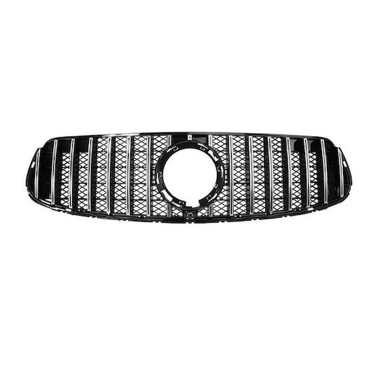 Mercedes-Benz GLC-Class X253 19+ Facelift GTR Panamericana Honeycomb Design Black Chrome Mask