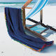 Whitegg Beach Towel Cotton Blue 160x90cm.