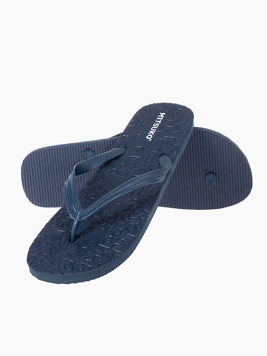 Mitsuko Herren Flip Flops Blau