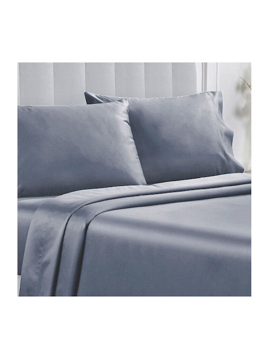 Whitegg Sheet King Size with Elastic 180x200+35cm. Ba169 3-grey