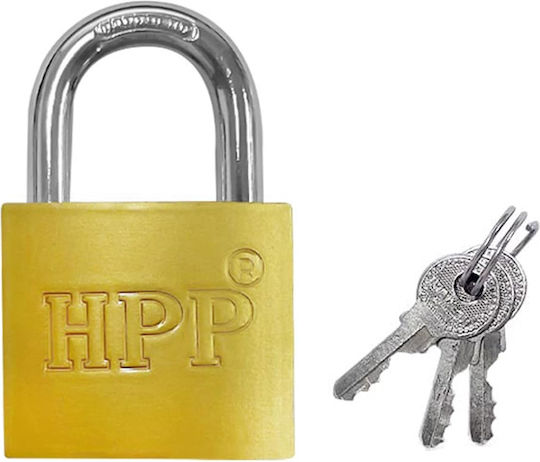 HPP Vorhängeschloss Messing mit Schlüssel 32mm 1Stück