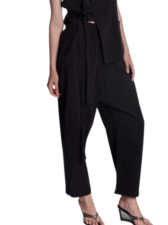 Pants Women's Fabric Trousers Black CN140H08TNL.BLACK