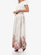Hoch tailliert Maxi Rock Pink