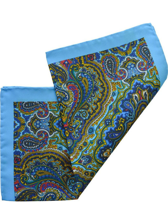Men's Silky Handkerchief Blue