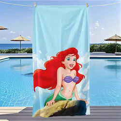 Πετσέτα Θαλάσσης Little Mermaid Ariel Sky Blue