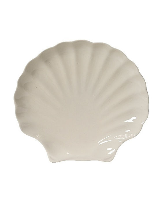 Kaemingk Platou de Servire din Porțelan Albă 15x14buc 1buc