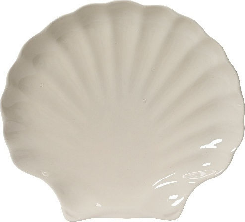 Kaemingk Serving Platter made of Porcelain White 15x14cm