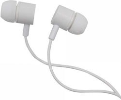 LG 130448 In-ear Handsfree Ακουστικά με Βύσμα 3.5mm Λευκό