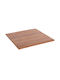 Freebox Square Table Surface made of Solid Wood Natural 80x80x4cm FB918137 1pcs