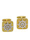 Savvas Design Cufflinks from Silver in Yellow Color