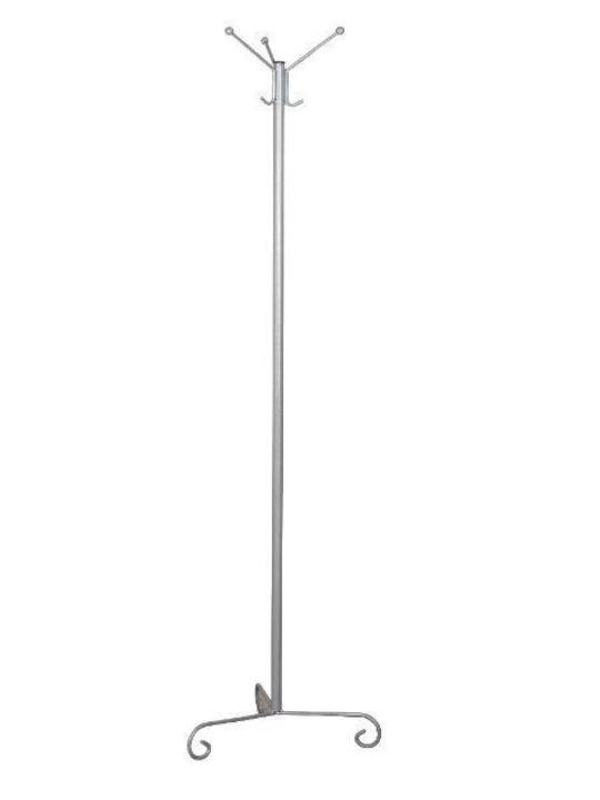 KS Kouppas Sophokles Freistehender Kleiderständer Metallisch Gray 30x30x175cm