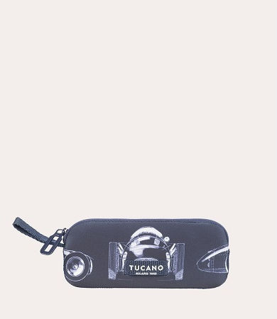 Tucano Schizzo Glasses Pouch Car Unicolor Black Blue Bsczhgp-art-car-b