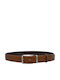 Men's Belt Leather Tabac Brown
