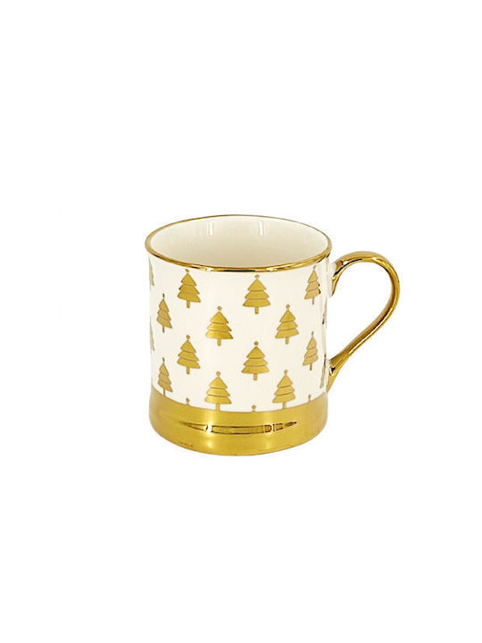 HFA Christmas Mug Porcelain Gold