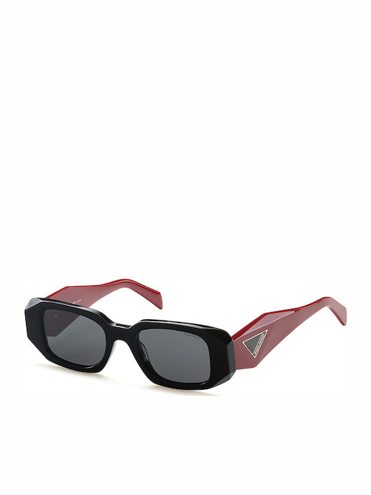 Solano Damen Sonnenbrille mit Rot Gestell und G...