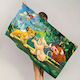 Lion King Green Beach Towel