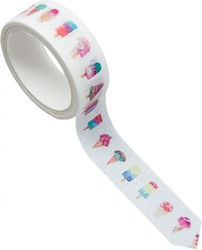 Decorative Tape Ice Cream 3m/15mm Meshu