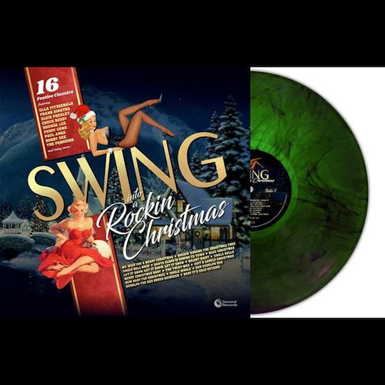 Various Artists Swing Into A Rockin Christmas 16 Festive Classics Green 1 Vinyl