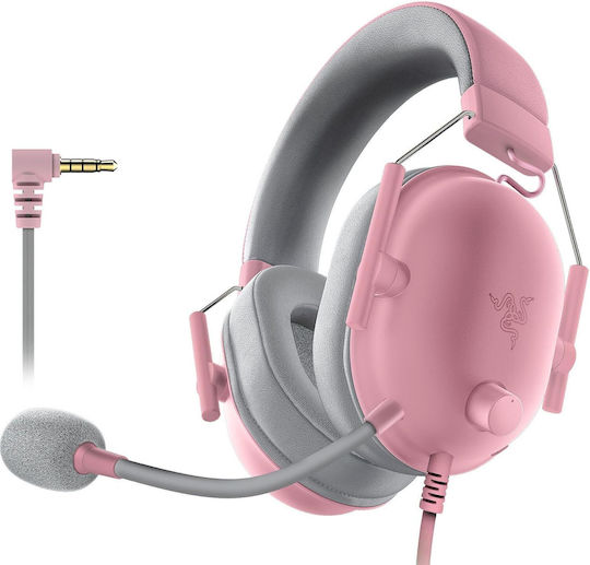 Razer BlackShark V2 X For Playstation Over Ear Gaming Headset with 3.5mm Connectivity Quartz for PS5 / PS4 / Nintendo Switch / PC / XBOX / Nintendo Switch 2
