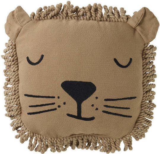 Landscape Cushion Lion Sesame 34x34x10