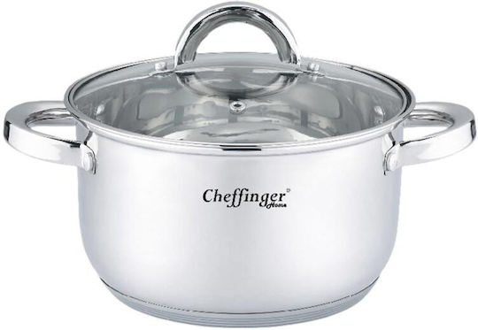 Cheffinger Дълбока Неръждаема Тенджера 2.9л / 18см