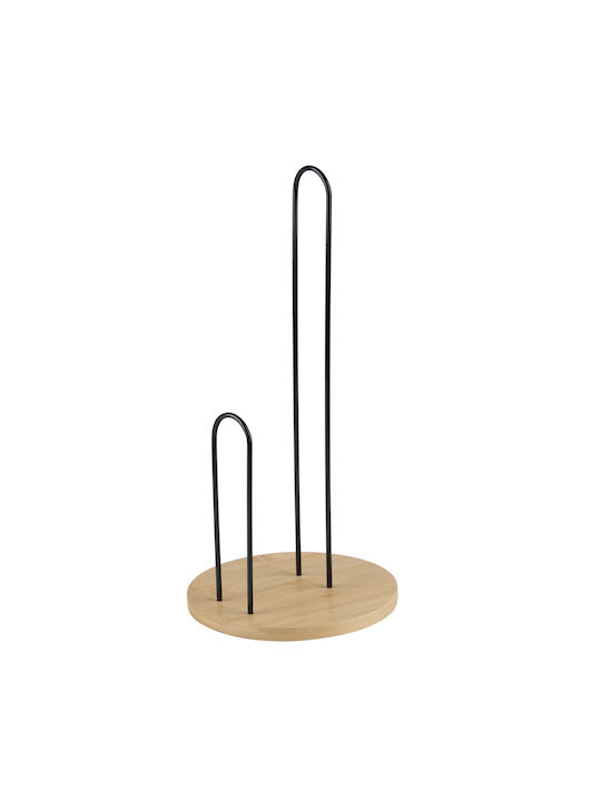 ArteLibre Wooden Paper Towel Holder Brown 06451479