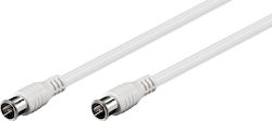 Goobay Κабел за сателитен приемник F-Connector мъжки - F-Conector de sex masculin 1.5m (50747)
