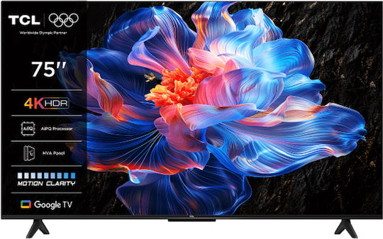 TCL Smart Τηλεόραση 75" 4K UHD LED P6K HDR (2025) 75P6K