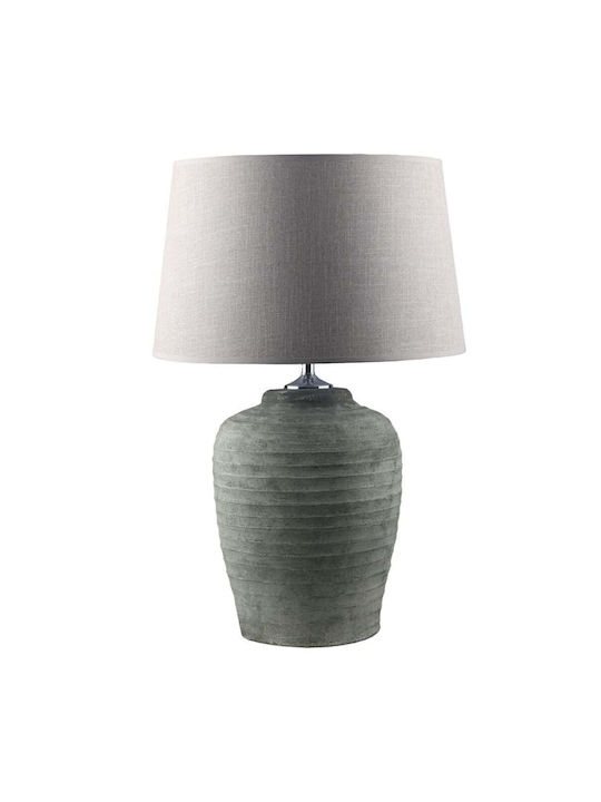 InTheBox Ceramic Table Lamp for Socket E27 with Gray Shade and Green Base
