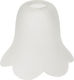 Lampshade Glass Replacement E14 White 13.5x11cm Sinialo 2900560