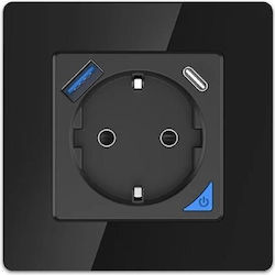 Extralink Single Power Socket with 2 USB Ports Extralink Single Power Socket with 2 USB Ports