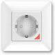 Extralink Power Socket White 1pcs