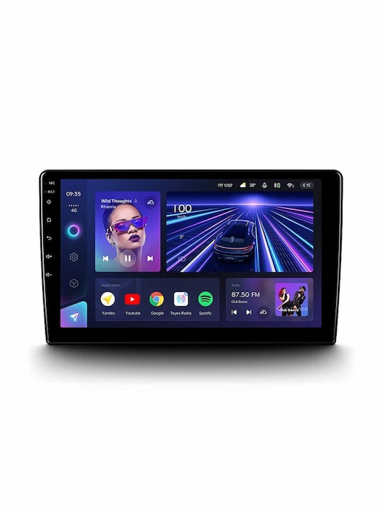 Teyes Cc3 Auto-Navigation 360° 6+128GB 10,2" QLED Octa-Core 1,8GHz Android 4G Bluetooth 5.1 DSP