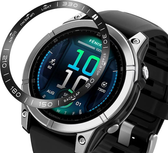 Ring Bezel Protector Negru (Garmin Fenix 8 (47 mm))
