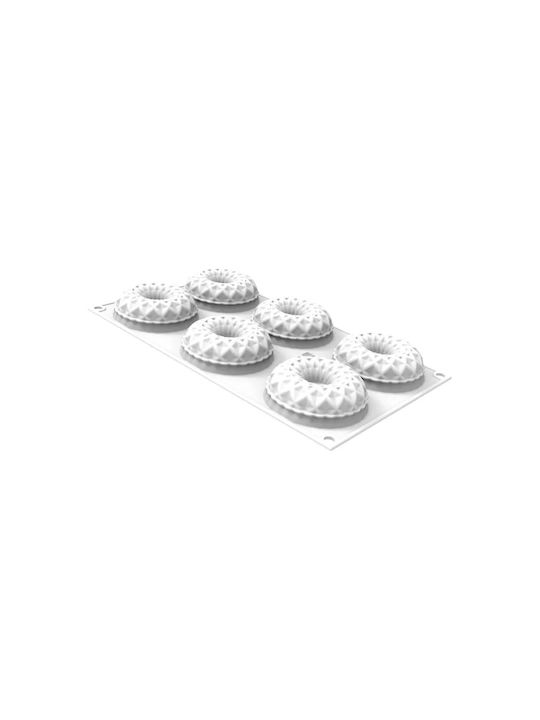 Silikomart Kaleido Φόρμα Ζαχαροπλαστικής 6 Θέσεων 7.5x7.5εκ.