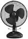 Trotec Trotec Tabletop Fan 30W Fan Diameter 22.86cm Black