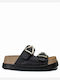 Sandale Flatforme Damă Negre