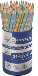 HB Bleistift Lyra Groove Metallic Lila Unterstü...