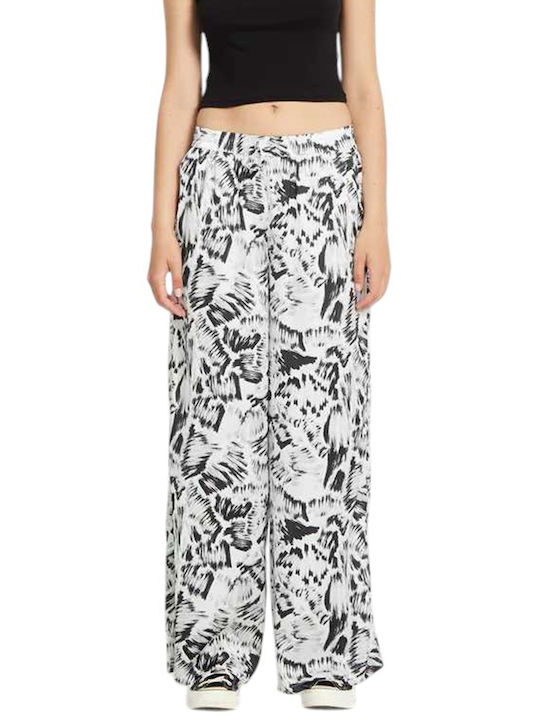 Alix Women's Fabric Trousers black/white