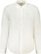 Langärmlig Hemd White