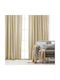 Whitegg Vorhang mit Grommet K0192 Ecru 270x280cm