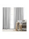 Whitegg Vorhang mit Grommet K0192 Gray 270x280cm