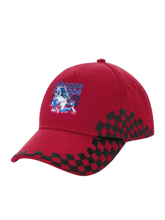 Kylian Mbappé Adult Cap Ultimate Red Black Raci...