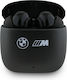 BMW BMTWSM1ALELK In-Ear Bluetooth-Freisprecheinrichtung Kopfhörer mit Ladeetui Schwarz